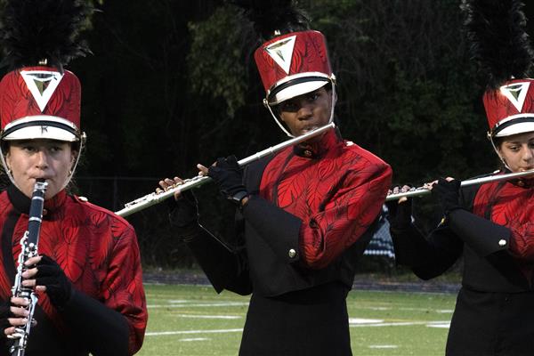 Crofton High School Marching Band Performing
